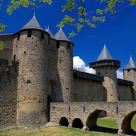 Ma Pierre A L'Edifice, Face A La Cite Vue Sublime, Studio Avec Terrasse Carcassonne Exterior foto