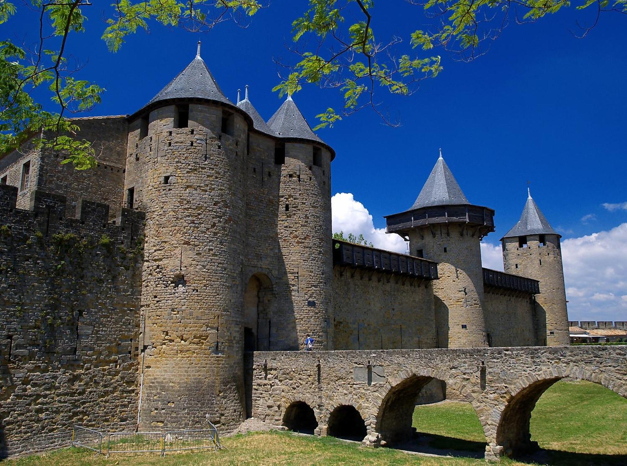 Ma Pierre A L'Edifice, Face A La Cite Vue Sublime, Studio Avec Terrasse Carcassonne Exterior foto